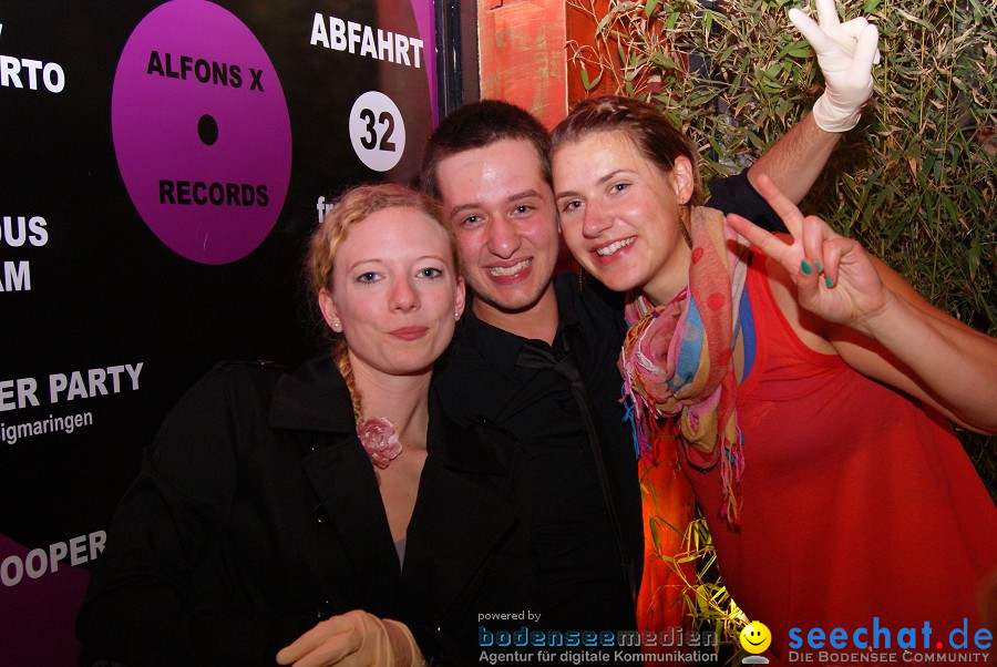 MOFA Newcomerparty im AlfonsX: Sigmaringen, 11.10.2011