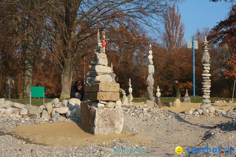 Stein-Balance by Volker Paul: Radolfzell am Bodensee, 12.11.2011