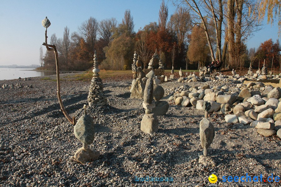 Stein-Balance by Volker Paul: Radolfzell am Bodensee, 12.11.2011