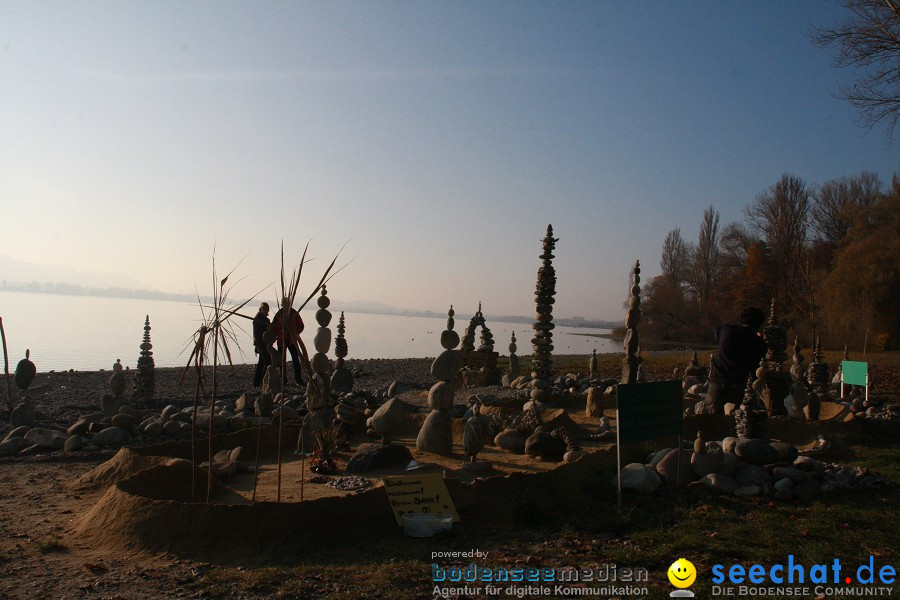 Stein-Balance by Volker Paul: Radolfzell am Bodensee, 12.11.2011