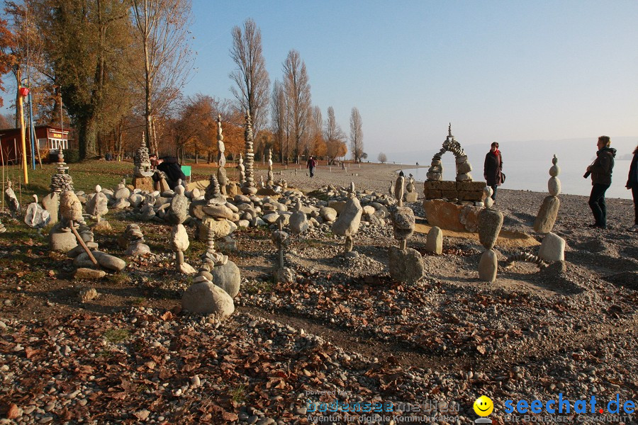 Stein-Balance by Volker Paul: Radolfzell am Bodensee, 12.11.2011