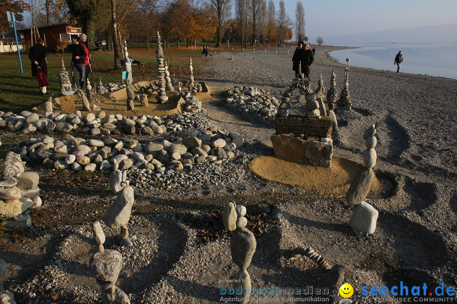 Stein-Balance by Volker Paul: Radolfzell am Bodensee, 12.11.2011