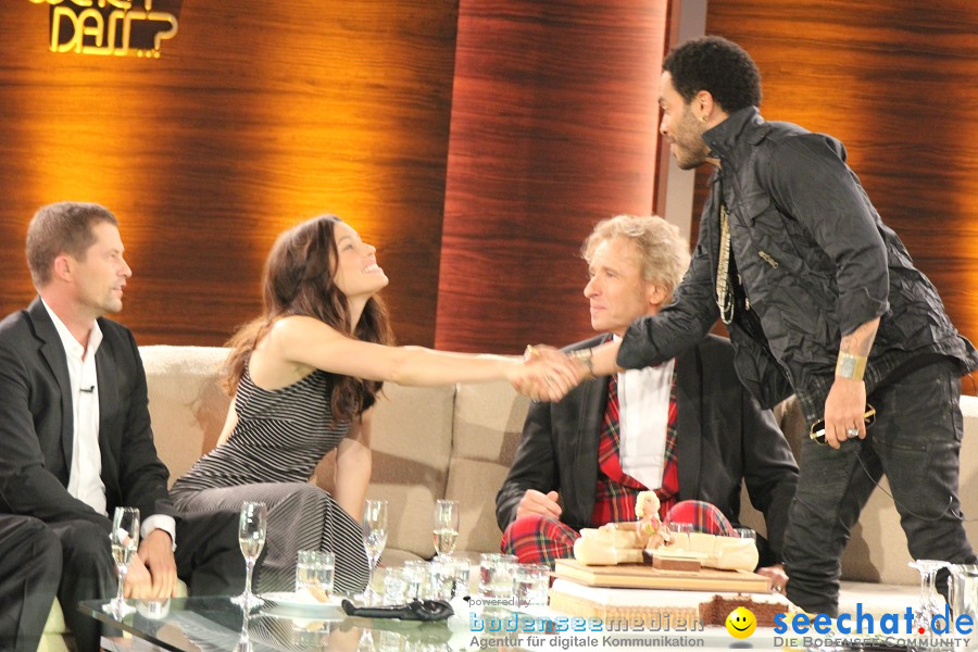 Wetten.. dass? Thomas Gottschalk, Michelle Hunziker, Lenny Kravitz, Meat Lo