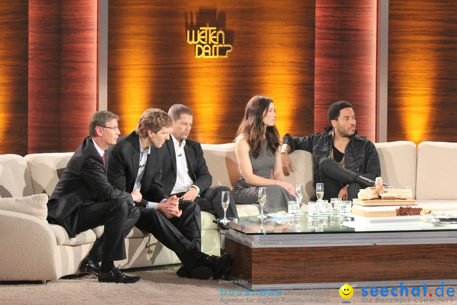 Wetten.. dass? Thomas Gottschalk, Michelle Hunziker, Lenny Kravitz, Meat Lo