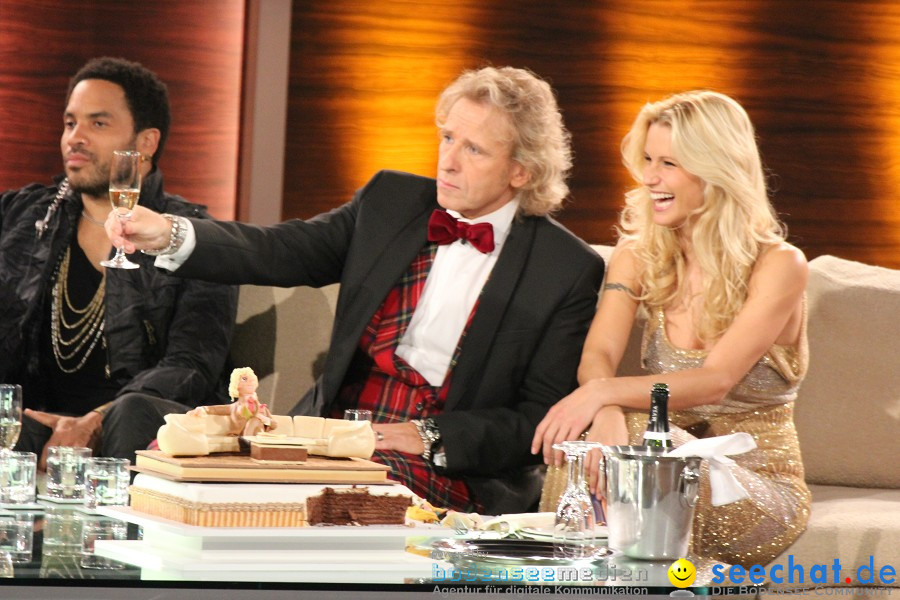 Wetten.. dass? Thomas Gottschalk, Michelle Hunziker, Lenny Kravitz, Meat Lo