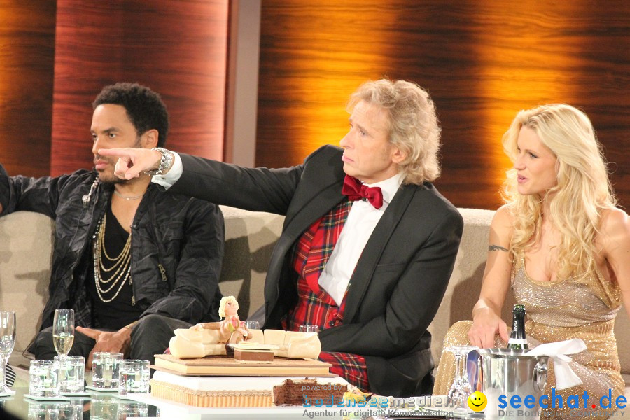 Wetten.. dass? Thomas Gottschalk, Michelle Hunziker, Lenny Kravitz, Meat Lo