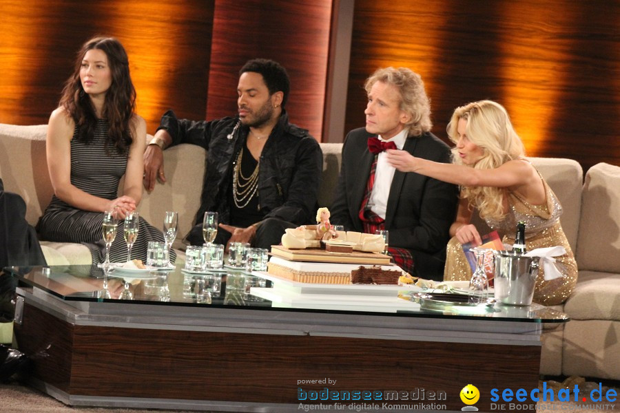 Wetten.. dass? Thomas Gottschalk, Michelle Hunziker, Lenny Kravitz, Meat Lo