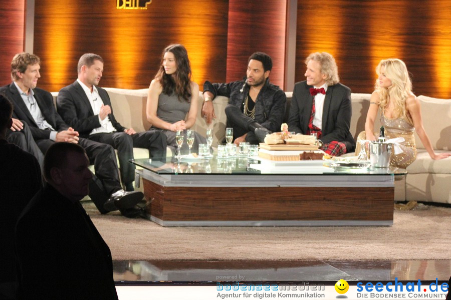 Wetten.. dass? Thomas Gottschalk, Michelle Hunziker, Lenny Kravitz, Meat Lo