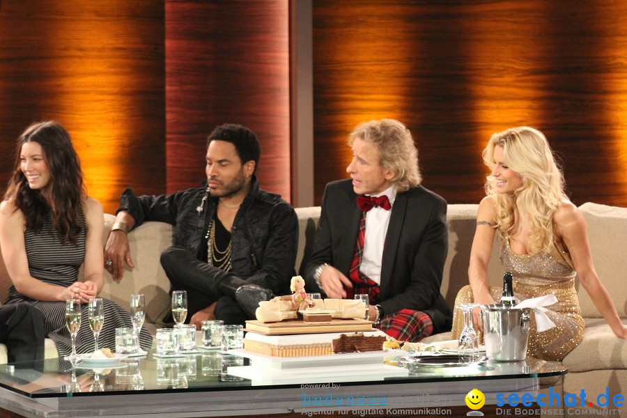 Wetten.. dass? Thomas Gottschalk, Michelle Hunziker, Lenny Kravitz, Meat Lo