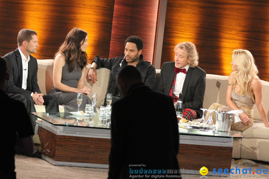 Wetten.. dass? Thomas Gottschalk, Michelle Hunziker, Lenny Kravitz, Meat Lo