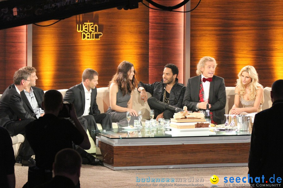 Wetten.. dass? Thomas Gottschalk, Michelle Hunziker, Lenny Kravitz, Meat Lo