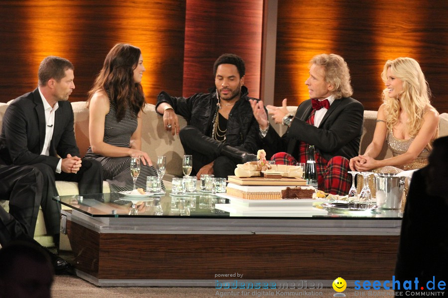 Wetten.. dass? Thomas Gottschalk, Michelle Hunziker, Lenny Kravitz, Meat Lo