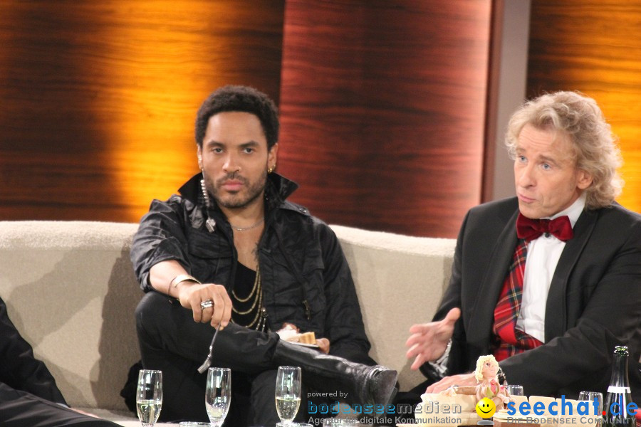 Wetten.. dass? Thomas Gottschalk, Michelle Hunziker, Lenny Kravitz, Meat Lo