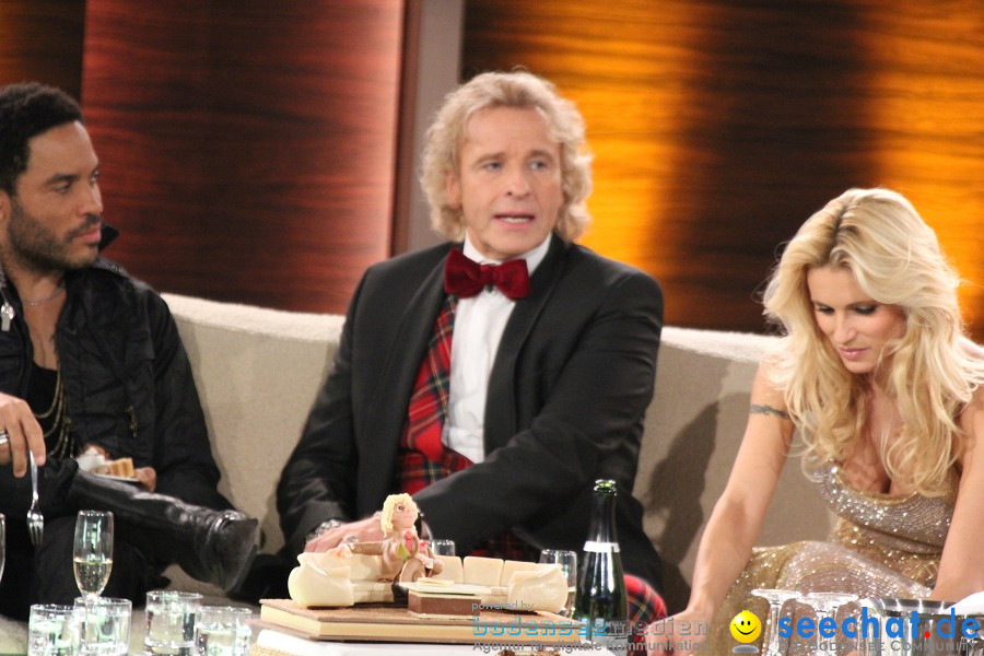 Wetten.. dass? Thomas Gottschalk, Michelle Hunziker, Lenny Kravitz, Meat Lo