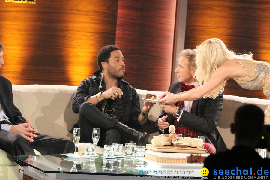 Wetten.. dass? Thomas Gottschalk, Michelle Hunziker, Lenny Kravitz, Meat Lo