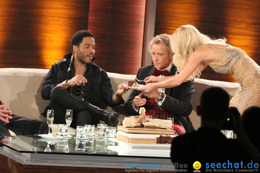 Wetten.. dass? Thomas Gottschalk, Michelle Hunziker, Lenny Kravitz, Meat Lo