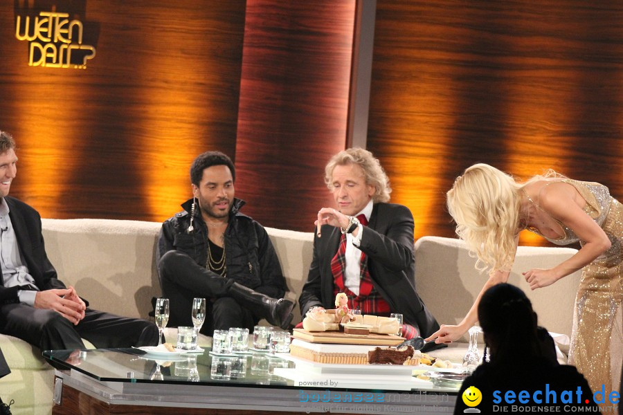 Wetten.. dass? Thomas Gottschalk, Michelle Hunziker, Lenny Kravitz, Meat Lo