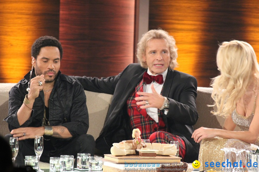 Wetten.. dass? Thomas Gottschalk, Michelle Hunziker, Lenny Kravitz, Meat Lo