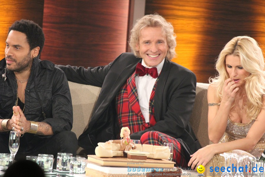 Wetten.. dass? Thomas Gottschalk, Michelle Hunziker, Lenny Kravitz, Meat Lo