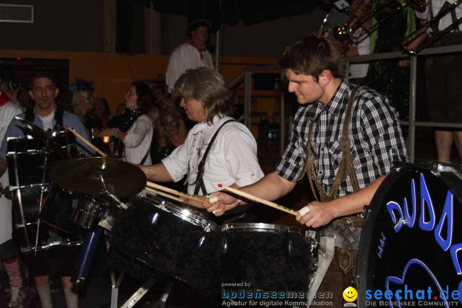 HEMDGLONKERBALL: Zizenhausen bei Stockach am Bodensee, 14.01.2012