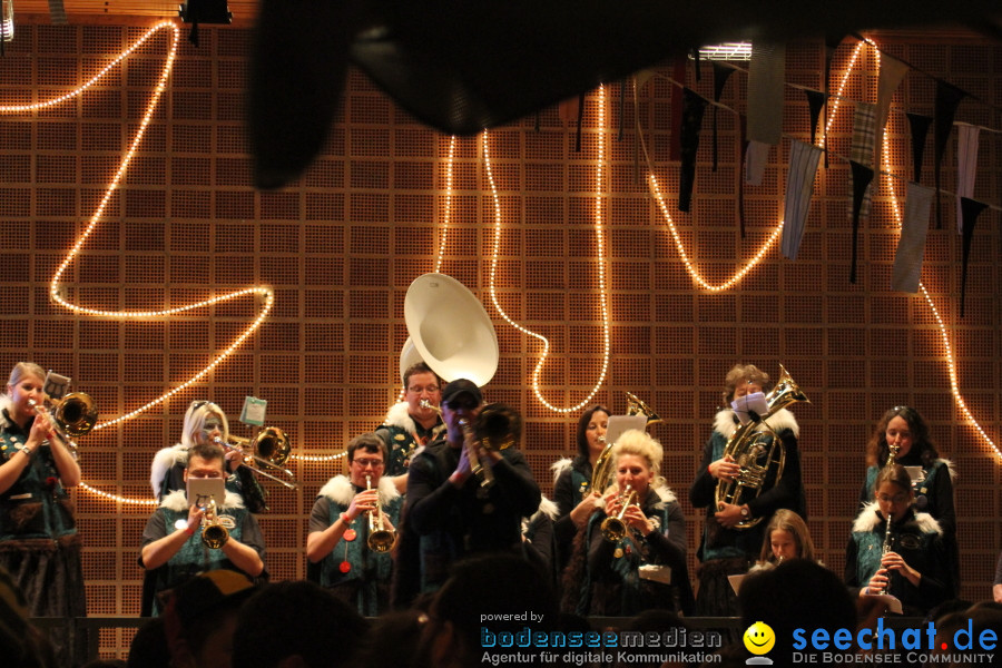 HEMDGLONKERBALL: Zizenhausen bei Stockach am Bodensee, 14.01.2012