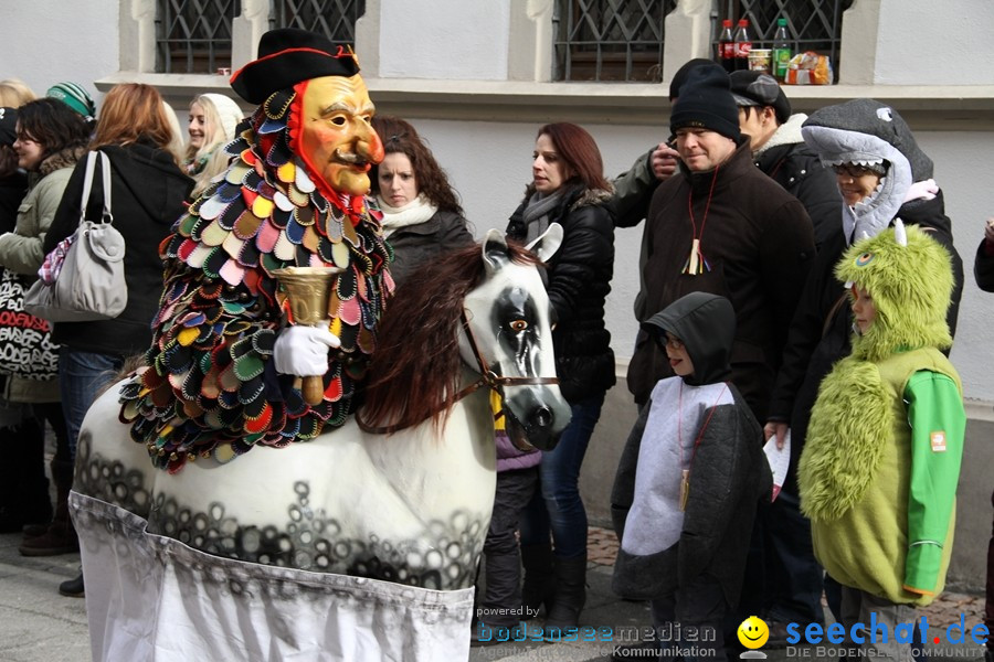 Narrenumzug - Grosses Narrentreffen in Konstanz am Bodensee, 22.01.2012