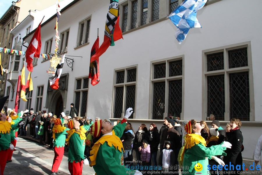 Narrenumzug - Grosses Narrentreffen in Konstanz am Bodensee, 22.01.2012