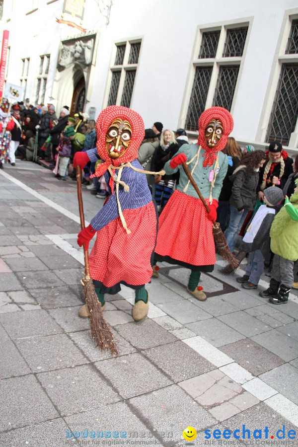 Narrenumzug - Grosses Narrentreffen in Konstanz am Bodensee, 22.01.2012