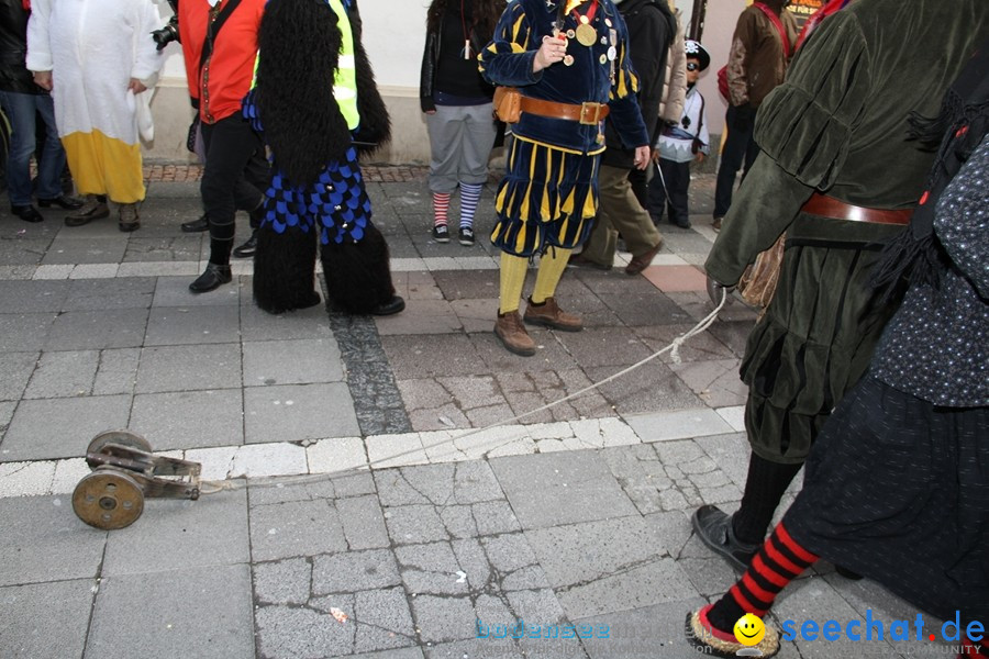 Narrenumzug - Grosses Narrentreffen in Konstanz am Bodensee, 22.01.2012