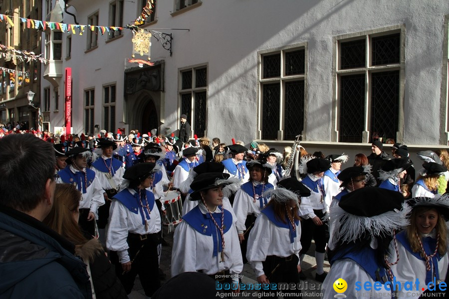 Narrenumzug - Grosses Narrentreffen in Konstanz am Bodensee, 22.01.2012