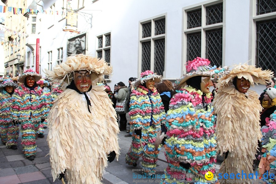 Narrenumzug - Grosses Narrentreffen in Konstanz am Bodensee, 22.01.2012