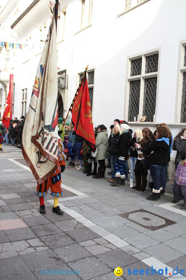 Narrenumzug - Grosses Narrentreffen in Konstanz am Bodensee, 22.01.2012