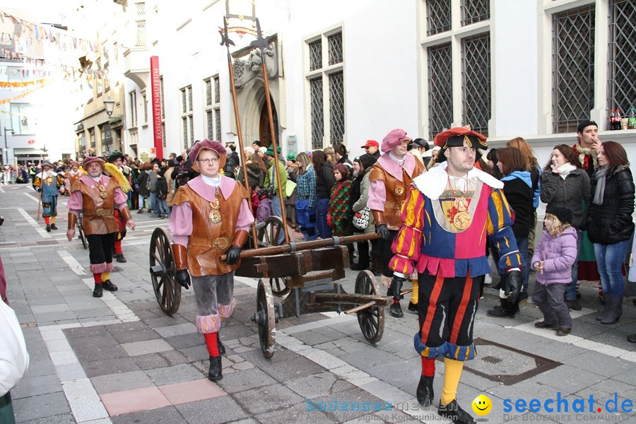 Narrenumzug - Grosses Narrentreffen in Konstanz am Bodensee, 22.01.2012