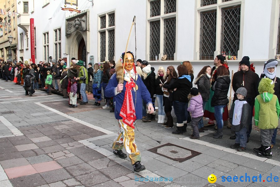 Narrenumzug - Grosses Narrentreffen in Konstanz am Bodensee, 22.01.2012