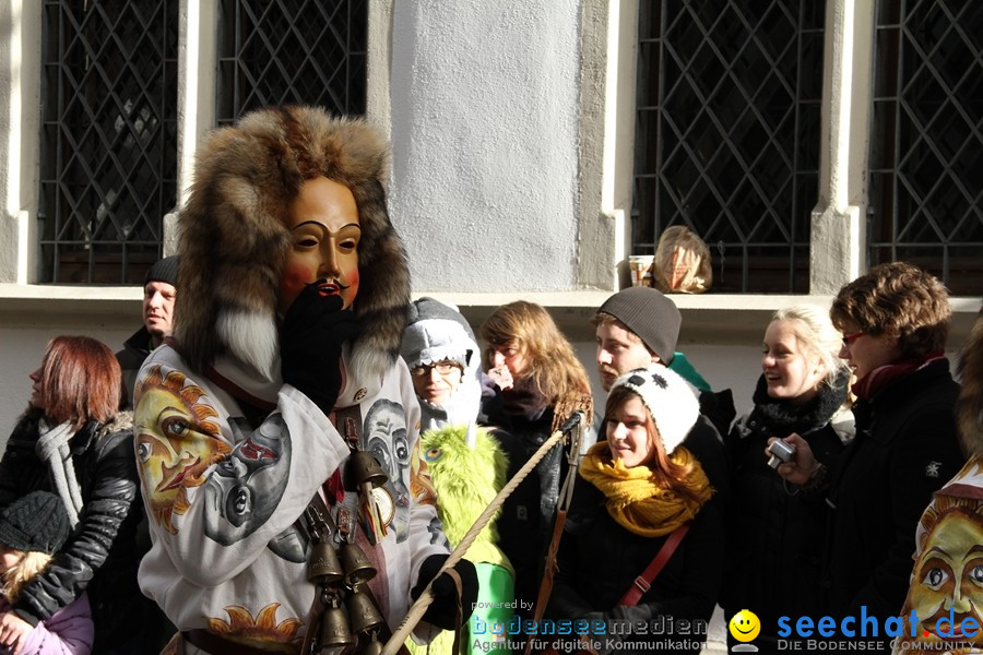 Narrenumzug - Grosses Narrentreffen in Konstanz am Bodensee, 22.01.2012