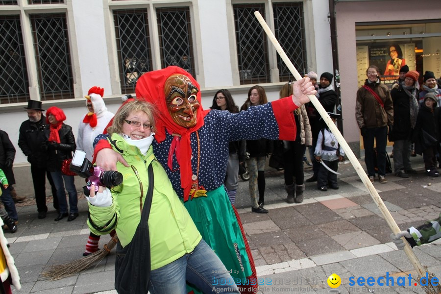 Narrenumzug - Grosses Narrentreffen in Konstanz am Bodensee, 22.01.2012