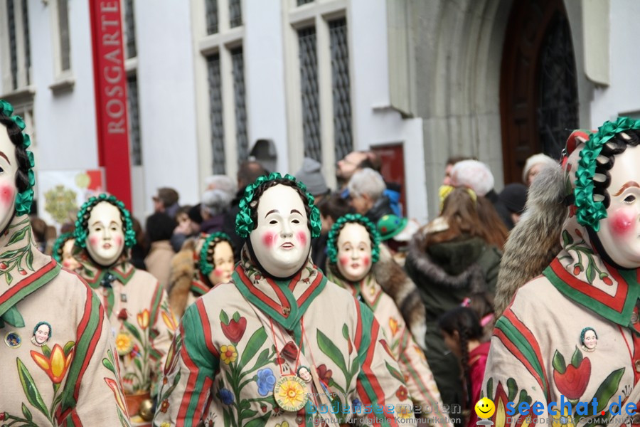 Narrenumzug - Grosses Narrentreffen in Konstanz am Bodensee, 22.01.2012