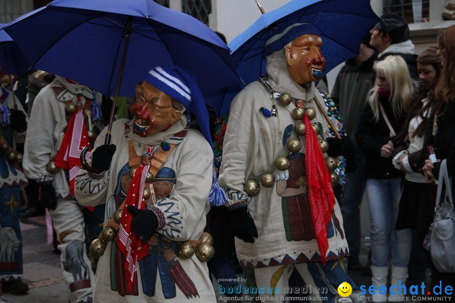 Narrenumzug - Grosses Narrentreffen in Konstanz am Bodensee, 22.01.2012