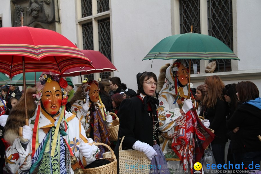 Narrenumzug - Grosses Narrentreffen in Konstanz am Bodensee, 22.01.2012