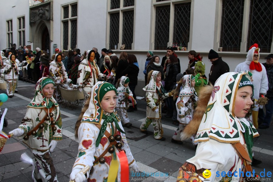 Narrenumzug - Grosses Narrentreffen in Konstanz am Bodensee, 22.01.2012