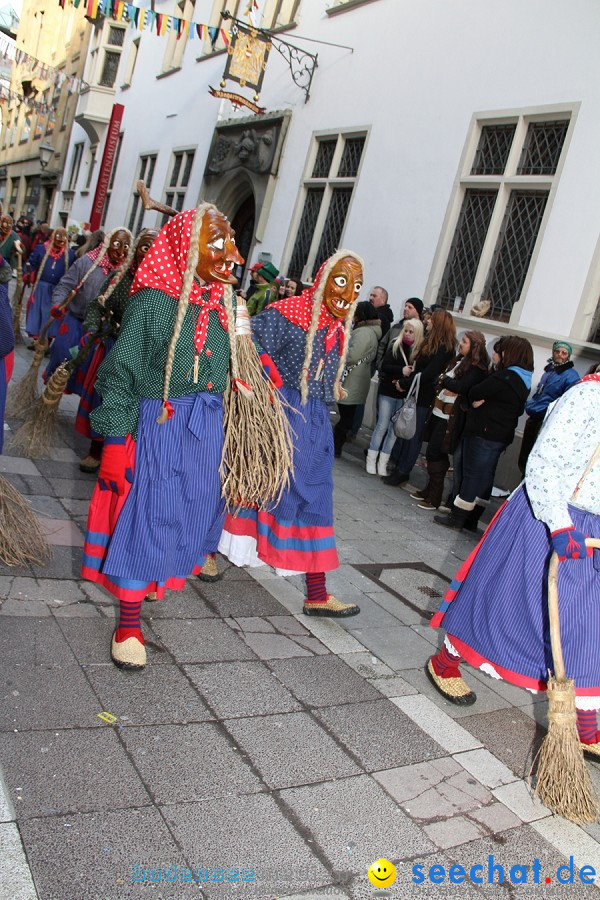 Narrenumzug - Grosses Narrentreffen in Konstanz am Bodensee, 22.01.2012