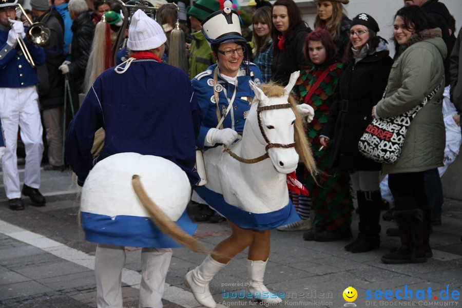 Narrenumzug - Grosses Narrentreffen in Konstanz am Bodensee, 22.01.2012