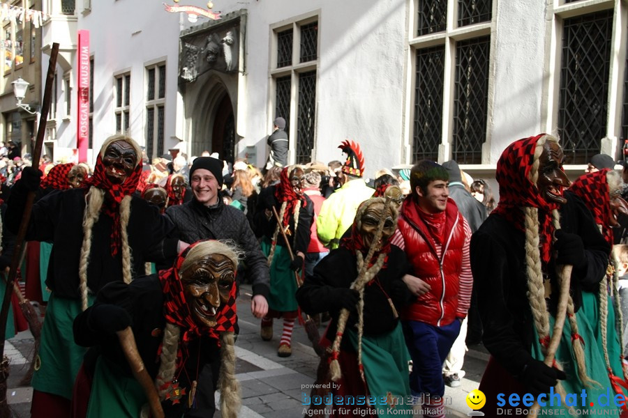 Narrenumzug - Grosses Narrentreffen in Konstanz am Bodensee, 22.01.2012