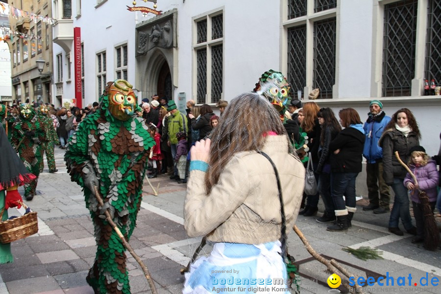 Narrenumzug - Grosses Narrentreffen in Konstanz am Bodensee, 22.01.2012