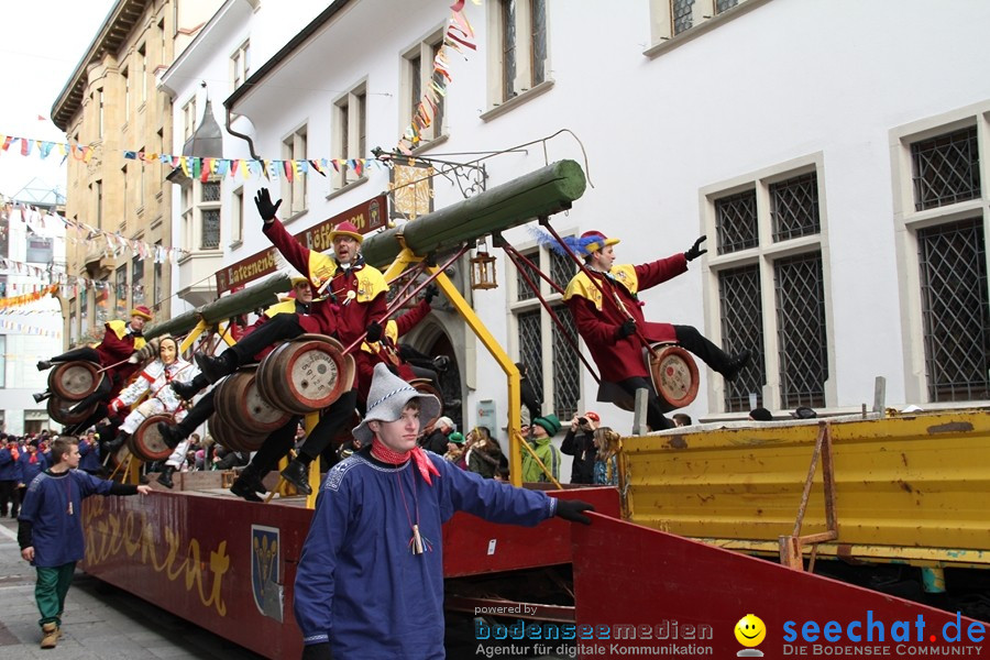 Narrenumzug - Grosses Narrentreffen in Konstanz am Bodensee, 22.01.2012