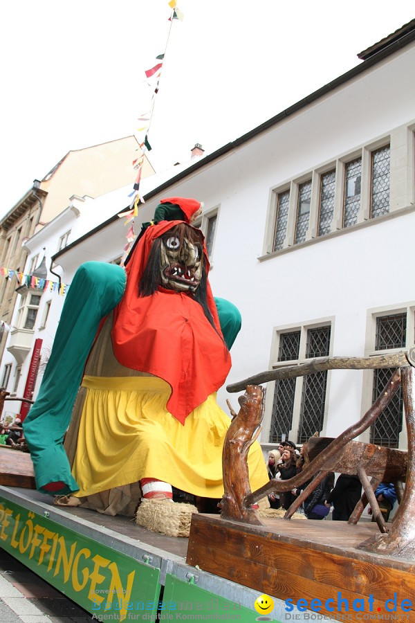 Narrenumzug - Grosses Narrentreffen in Konstanz am Bodensee, 22.01.2012