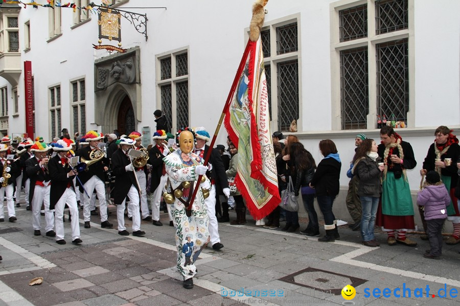 Narrenumzug - Grosses Narrentreffen in Konstanz am Bodensee, 22.01.2012