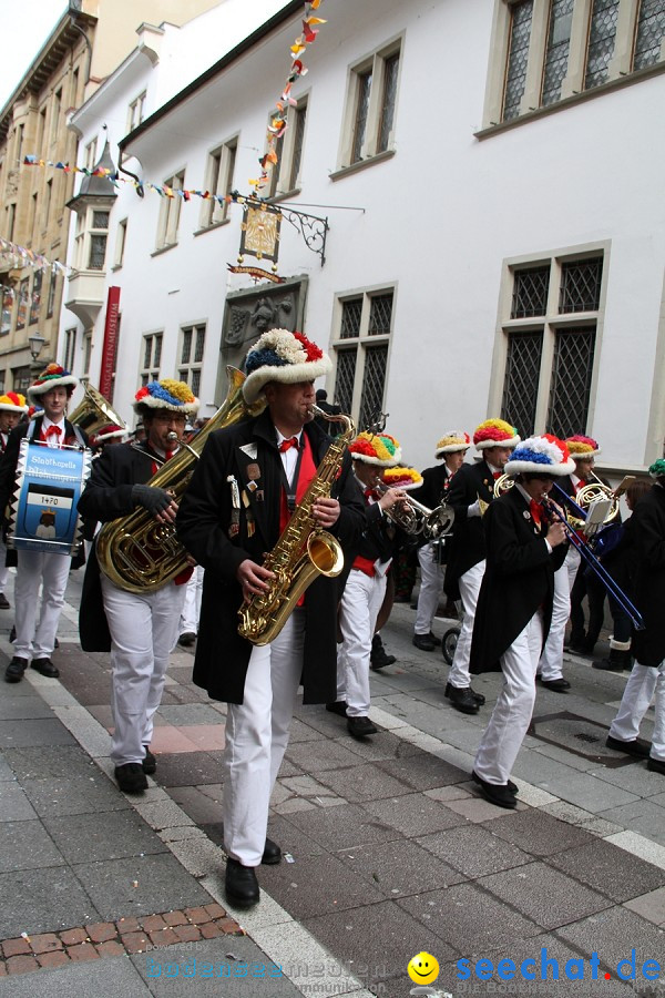 Narrenumzug - Grosses Narrentreffen in Konstanz am Bodensee, 22.01.2012