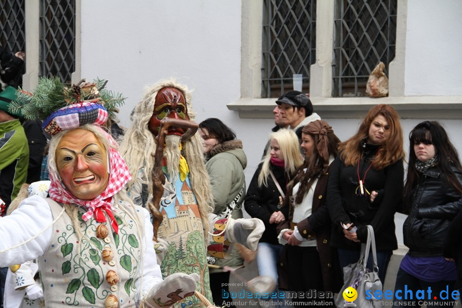 Narrenumzug - Grosses Narrentreffen in Konstanz am Bodensee, 22.01.2012