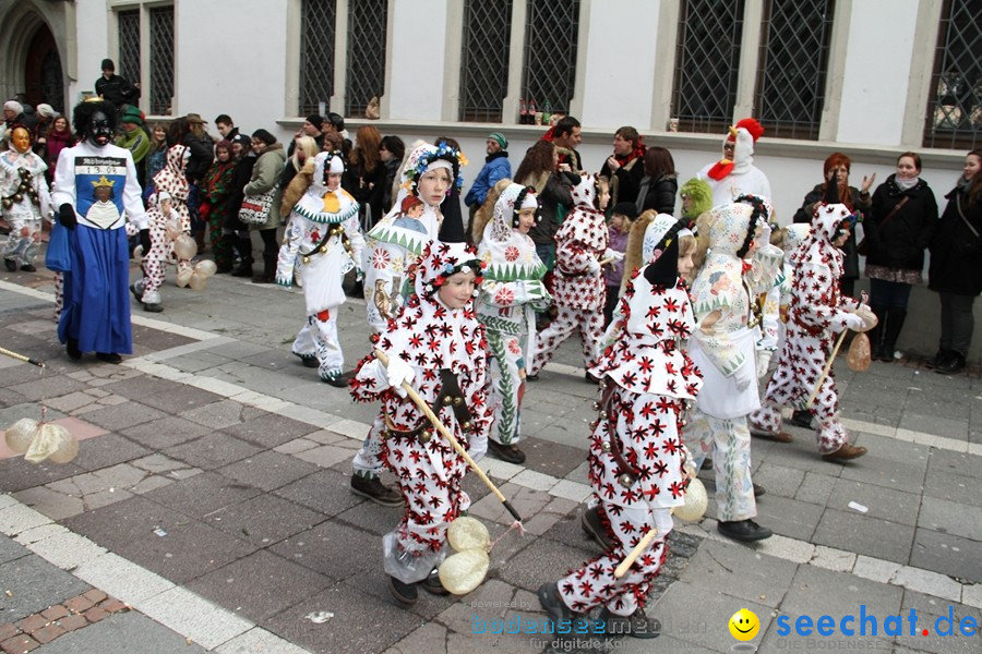 Narrenumzug - Grosses Narrentreffen in Konstanz am Bodensee, 22.01.2012